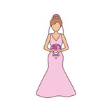 Bride color icon