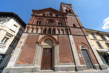 Fototapeta na wymiar Monza, Italy: church of Santa Maria in Strada