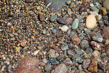 pebbles on beach