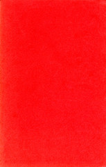 Fototapeta premium Old red paper texture. Rough faded surface. Blank retro page. Empty place for text. Perfect for background and vintage style design.