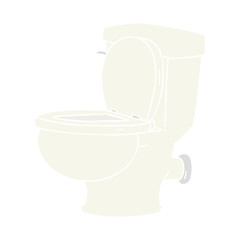 cartoon doodle of a bathroom toilet
