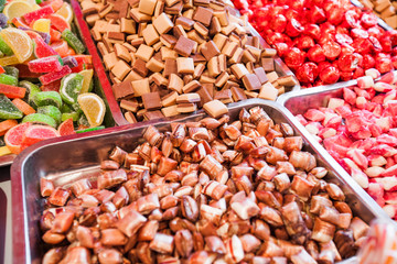 Colorful Confectionery At Candy Store