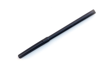 black color pen isolated on white background.