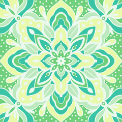 Seamless pattern with arabesques