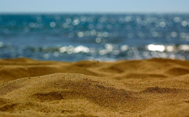 Fototapeta na wymiar Sun, sea and sand