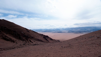 Mountains near the Tolbo lake in the Western Mongolia