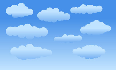 Day light sky cloud vector 