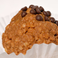 Cake with the name anthill on a light background closeup. Shallow depth of field