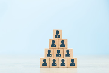 Fototapeta premium Human resource management and recruitment business concept, Business Strategy to succeed in today's highly active business practices.