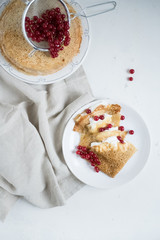 Pancake week russian red currant