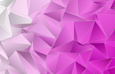 Abstract Low-Poly triangular modern background