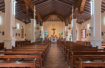 Fototapeta na wymiar Kuba, Baracoa; Die Kirche 