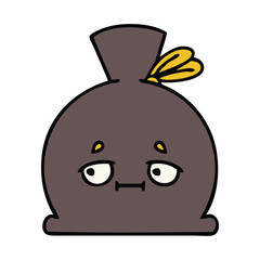 cute cartoon sack
