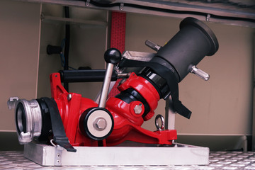 details and structure of the fire truck