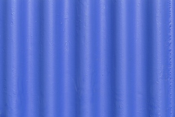 Naklejka na ściany i meble Blaue Metalltextur, Wellblech