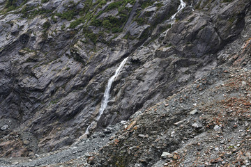 Franz Josef Glacier, Southern, Alps, New, Zealand
