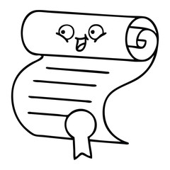 line drawing cartoon contract