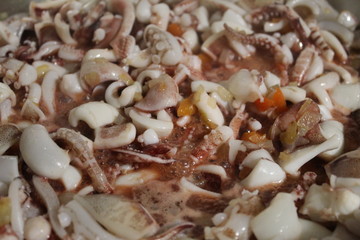 Guiso de calamares