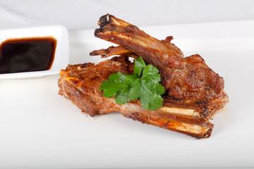 Roasted lamb