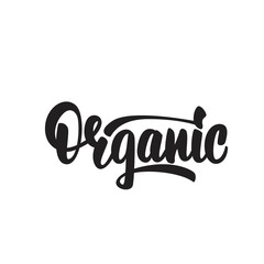 Organic Lettering design. Vector illustration.