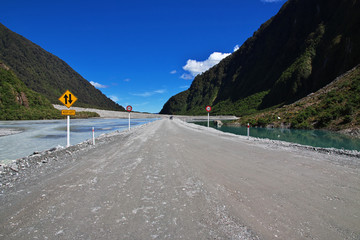 Franz Josef Glacier, Southern Alps, New Zealand