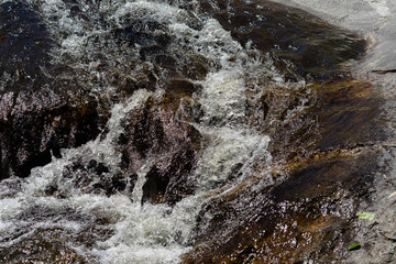 Textures Reflection Waterfall waves in nature