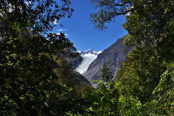 Franz Josef Glacier, Southern Alps, New Zealand