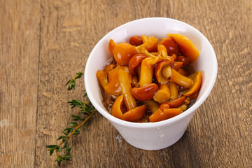 Pickled honey agaric