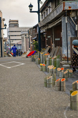 山鹿温泉の街並み(熊本県)