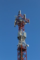 Naklejka premium Antena de telefonia movil
