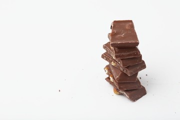 milk and cocoa chocolates 