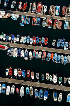  image of a dock for small boats
