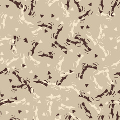 Urban UFO camouflage of various shades of beige and brown colors