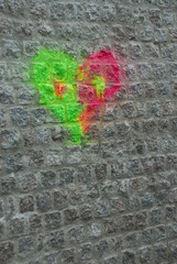 Tile texture stones Square. Paving stone KV F