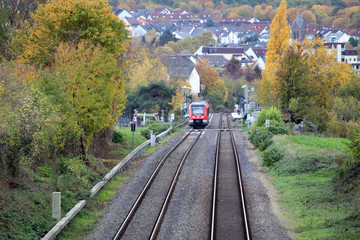 Regional Train in Bonn, Germany