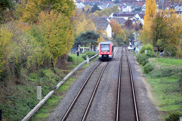 Regional Train in Bonn, Germany