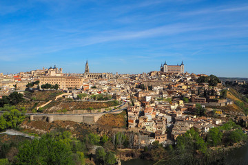 Fototapeta na wymiar Toledo, old historical city in Spain