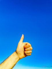 Hands Up Ok Background