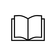 Book icon vector. Book icon isolated