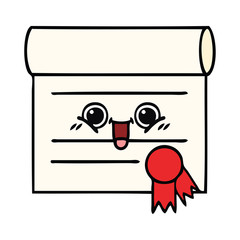 cute cartoon certificate