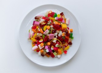 Candy in bowl
