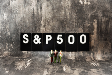 Business investment concept picture - S&P 500 SNP