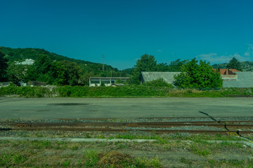 Italy,La Spezia to Kasltelruth train, a tree in front of a body of water