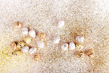 eggs on white background