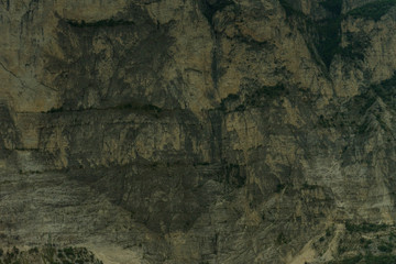 Fototapeta na wymiar the face rock of a mountain