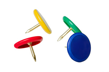 Bunte Reisszwecken, Makro