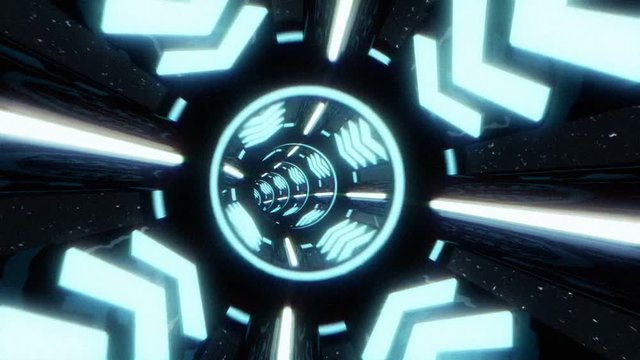 Abstract Technology Ride