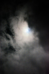 Fototapeta na wymiar sky and moon