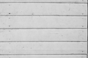 Obraz na płótnie Canvas White painted wooden planks background