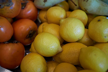 Assorted fruits in a market